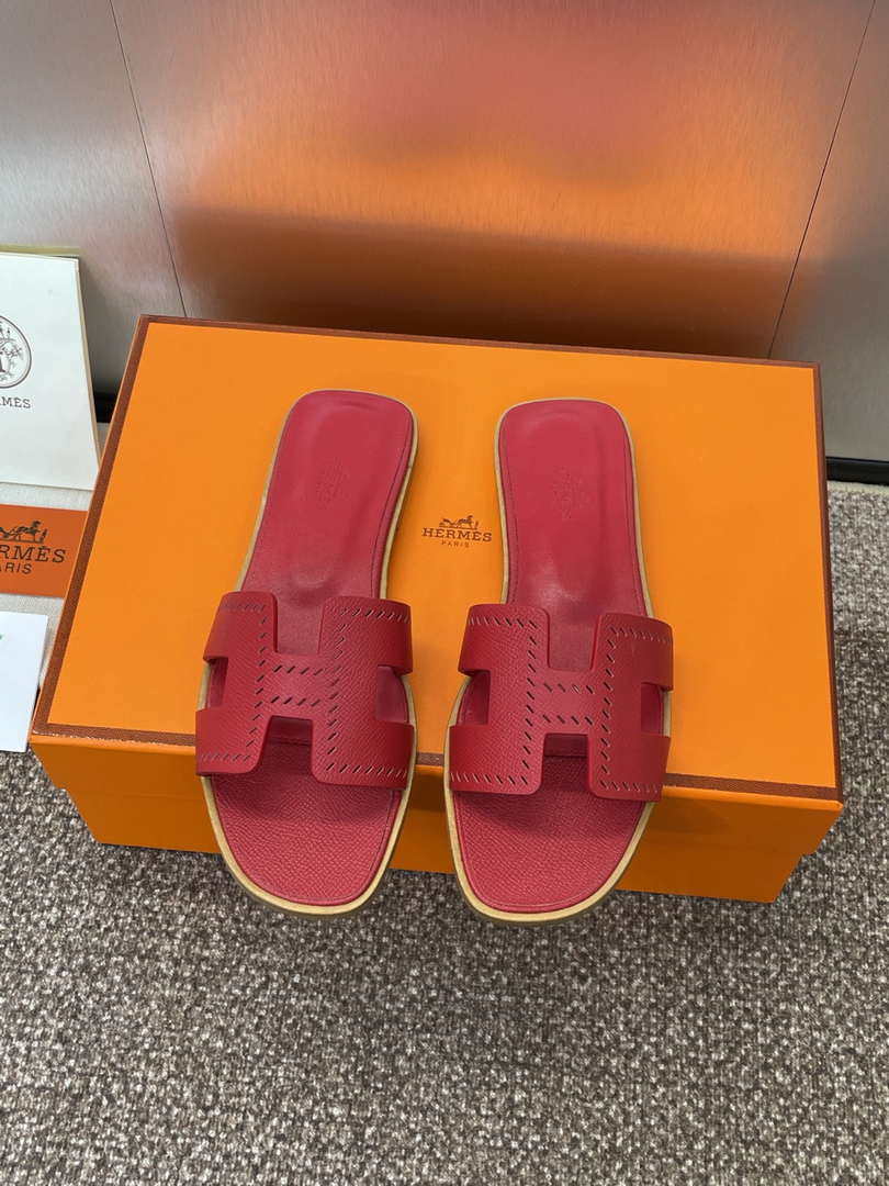 Hermes H202230Zv5K360 Women Oran Sandal H33636