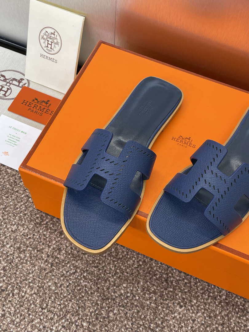Hermes H202230Zv5K360 Women Oran Sandal H33638