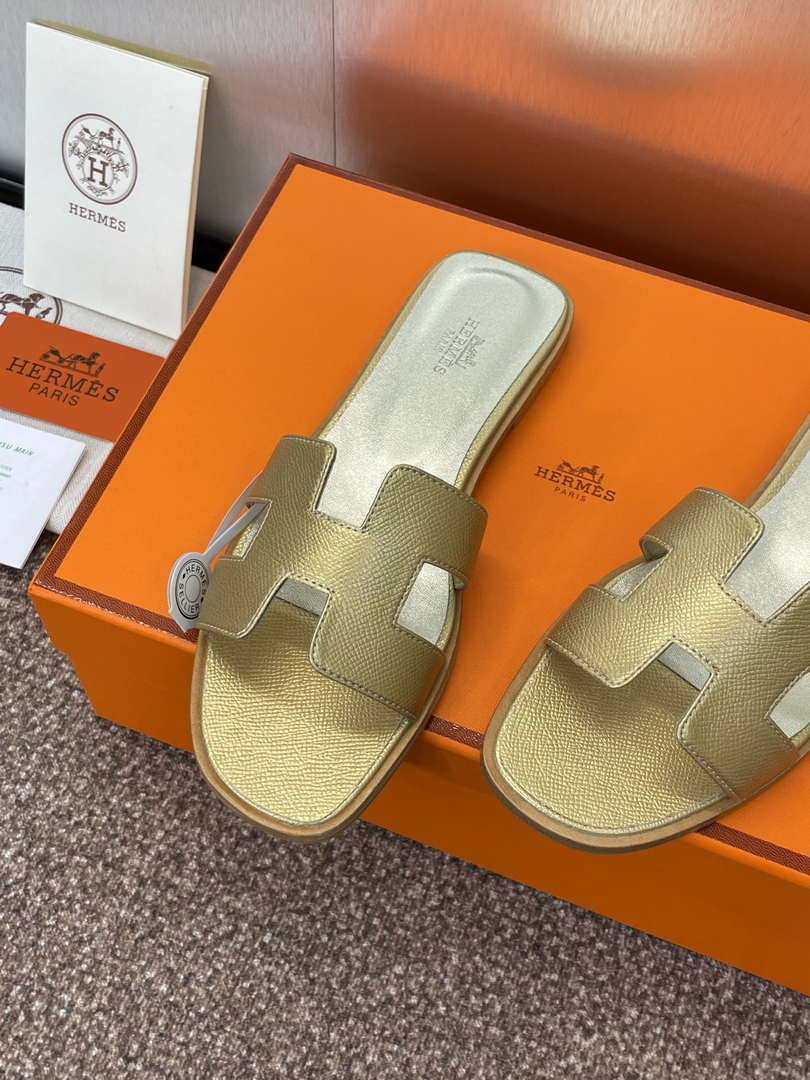 Hermes H202272ZvX3370 Women Oran Sandal H33605