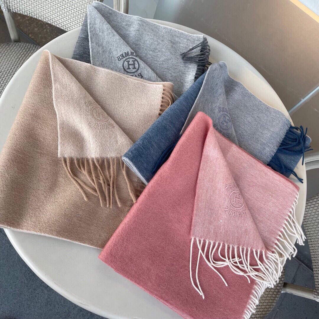 Hermes H208804S Scarves Smoking a Franges Muffler H50017