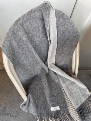 Hermes H208804S Scarves Smoking a Franges Muffler H50018 - Default Title - View 5