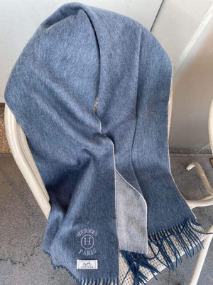 Hermes H208804S Scarves Smoking a Franges Muffler H50019 - Default Title - View 5