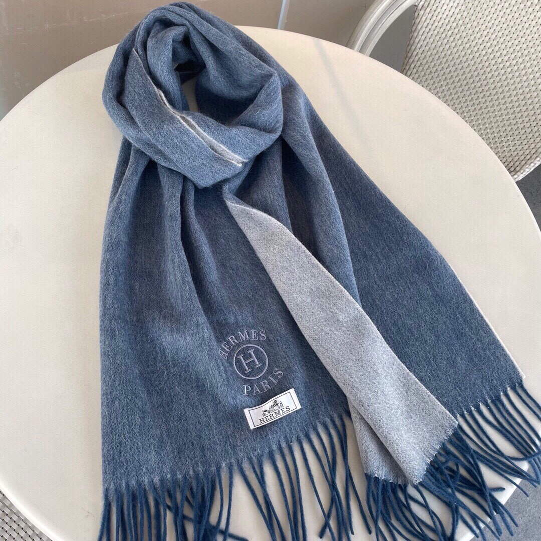 Hermes H208804S Scarves Smoking a Franges Muffler H50019
