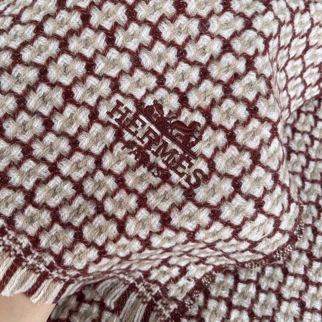 Hermes H208804S Scarves Smoking a Franges Muffler H50021