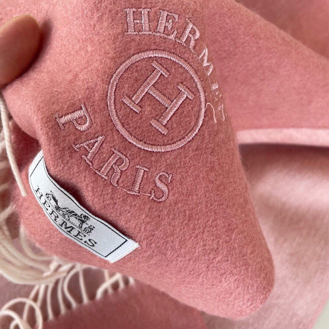 Hermes H208804S Scarves Smoking a Franges Muffler H50020 - Default Title - View 7
