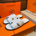 Hermes H211860 Men's Slippers Wholesale Hermes Izmir Sandals H290015 - Male 38 - View 1