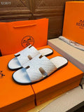 Hermes H211860 Men's Slippers Wholesale Hermes Izmir Sandals H290015