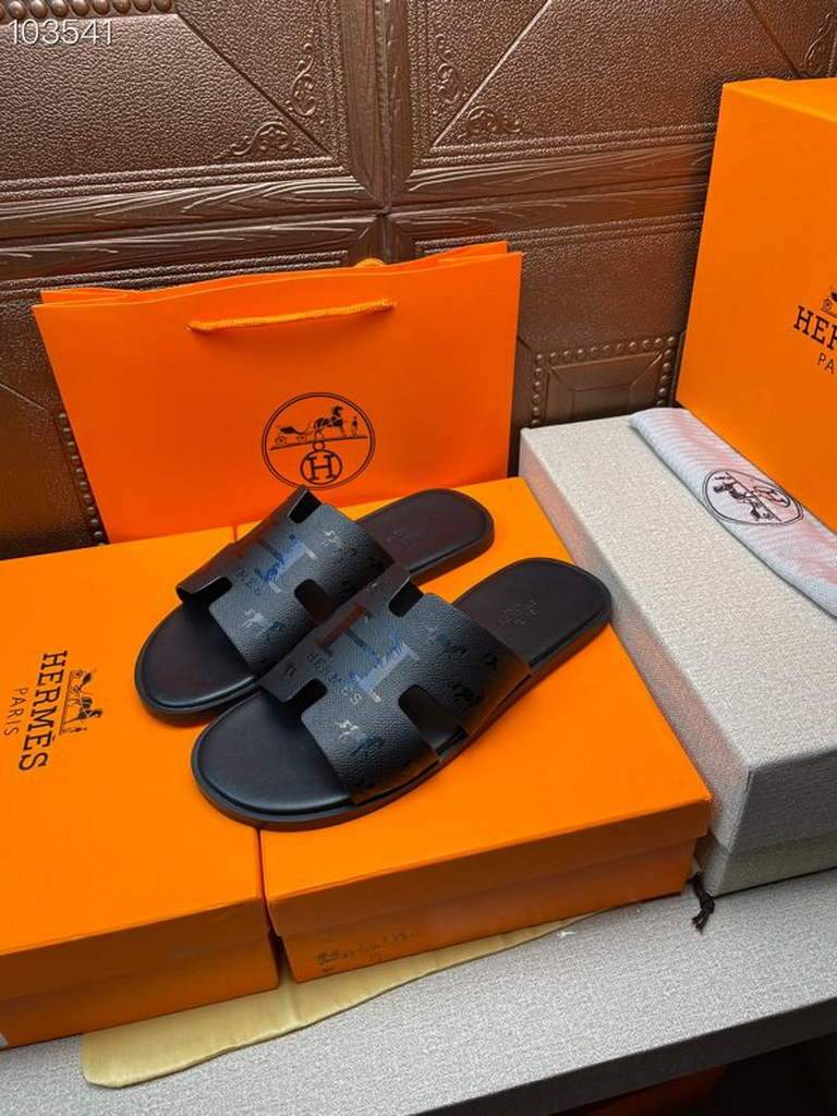 Hermes H211860 Men's Slippers Wholesale Hermes Izmir Sandals H290016