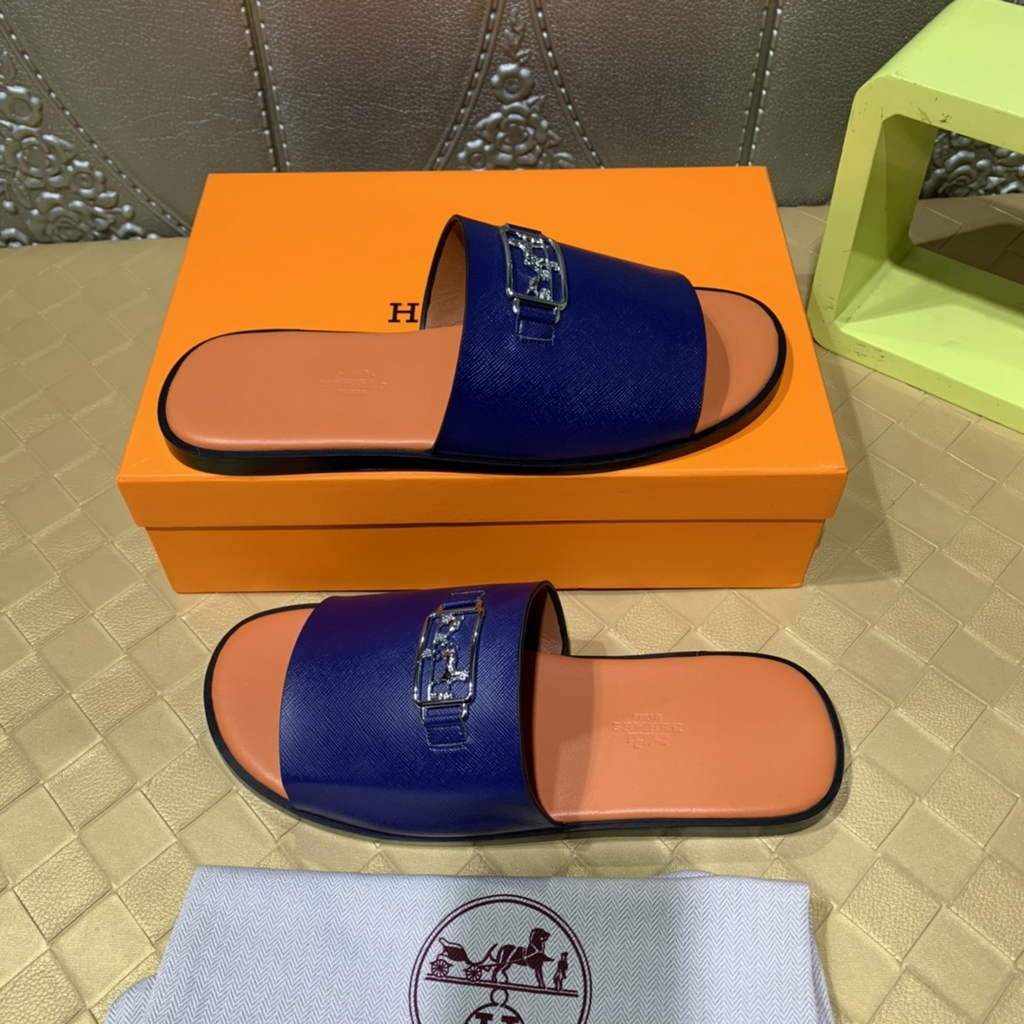 Hermes H211860 Men's Slippers Wholesale Hermes Izmir Sandals H290025