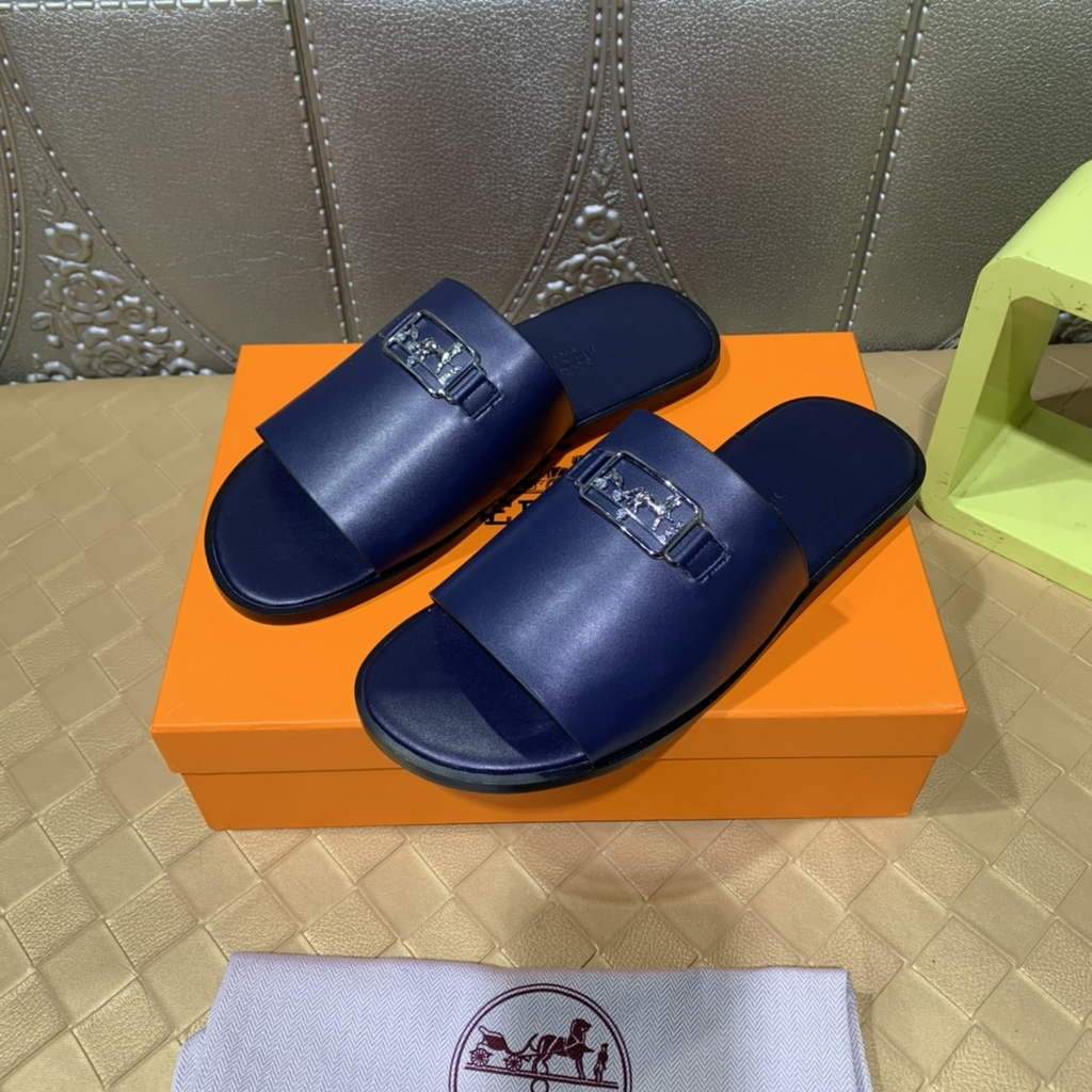 Hermes H211860 Men's Slippers Wholesale Hermes Izmir Sandals H290026