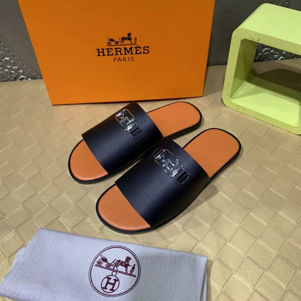 Hermes H211860 Men's Slippers Wholesale Hermes Izmir Sandals H290027