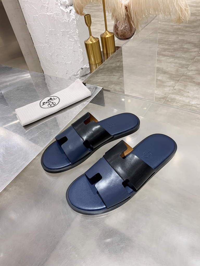 Hermes H211860 Men's Slippers Wholesale Hermes Izmir Sandals H290036