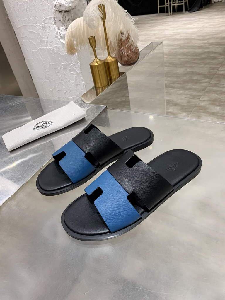 Hermes H211860 Men's Slippers Wholesale Hermes Izmir Sandals H290037