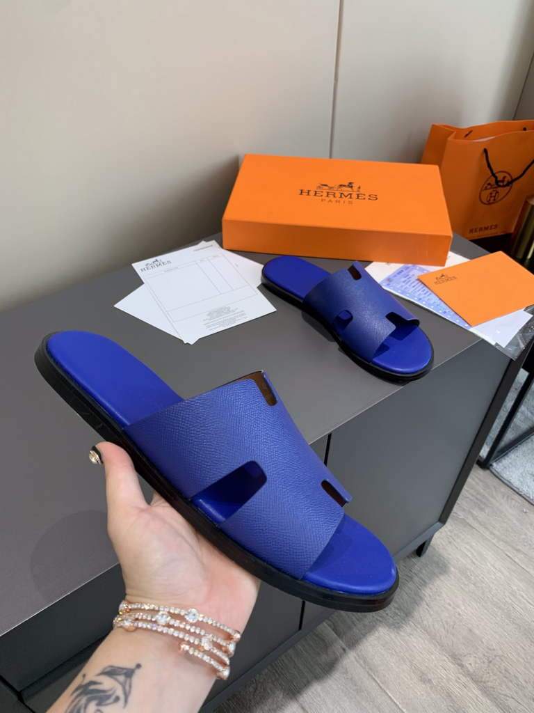 Hermes H211860 Men's Slippers Wholesale Hermes Izmir Sandals H290054