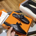 Hermes H212296Zv02355 Oz Flat mules Black - 35 - View 1