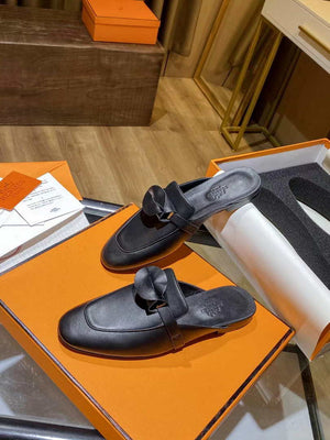 Hermes H212296Zv02355 Oz Flat mules Black - 35 - View 2