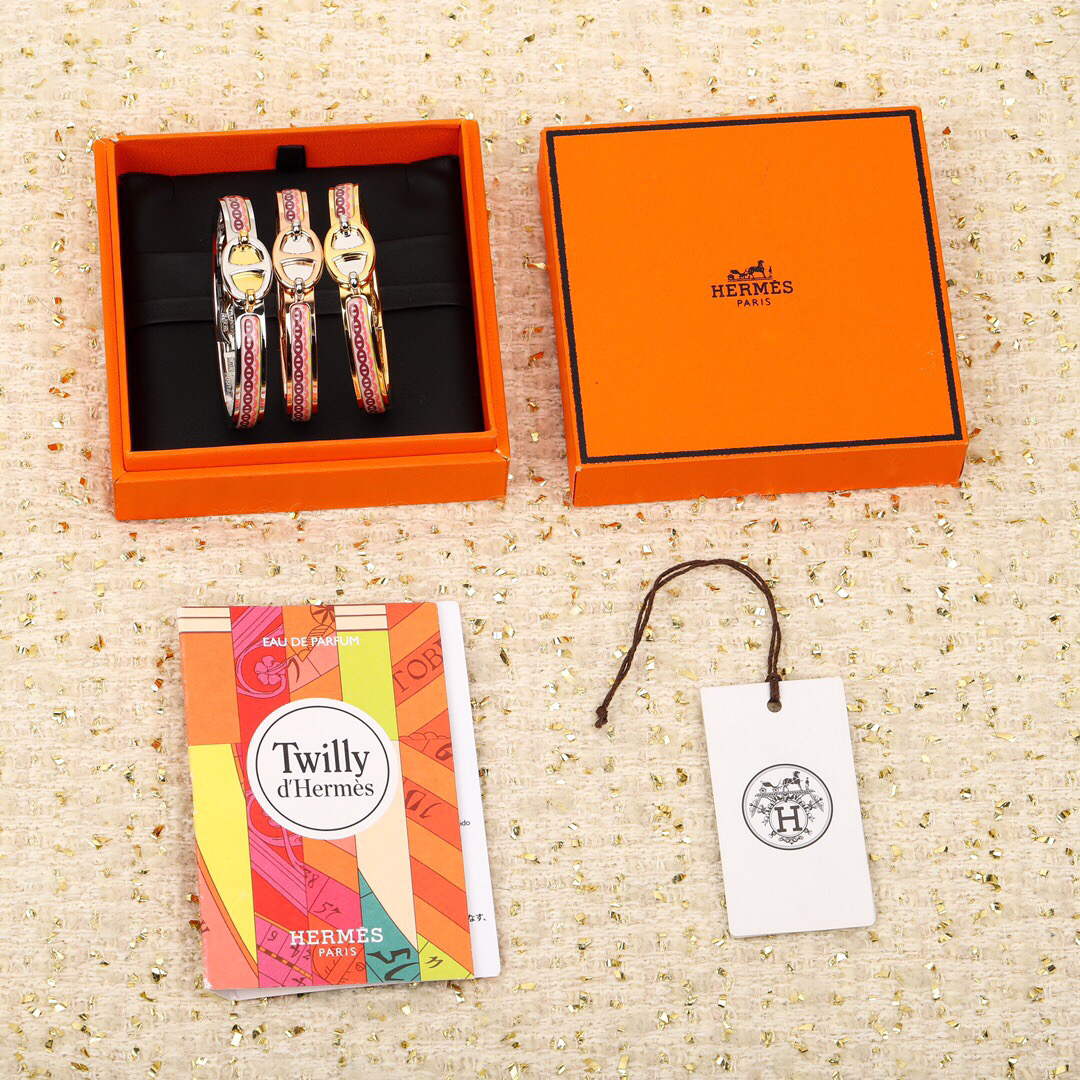 Hermes H214444B Collier de Chien Bracelet Rose gold