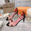 Hermes H221160 Cocktail Sandal Hermes Elbe Pumps Shoes Heel High 70mm h70042 - 35 - View 1
