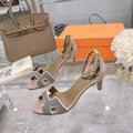Hermes H221160 Cocktail Sandal Hermes Elbe Pumps Shoes Heel High 70mm h70044 - 35 - View 1