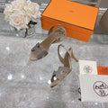 Hermes H221160 Cocktail Sandal Hermes Elbe Pumps Shoes Heel High 70mm h70049 - 35 - View 1
