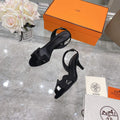 Hermes H221160 Cocktail Sandal Hermes Elbe Pumps Shoes Heel High 70mm h70050 - 35 - View 1