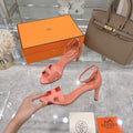 Hermes H221160 Cocktail Sandal Hermes Elbe Pumps Shoes Heel High 70mm h70056 - 35 - View 1