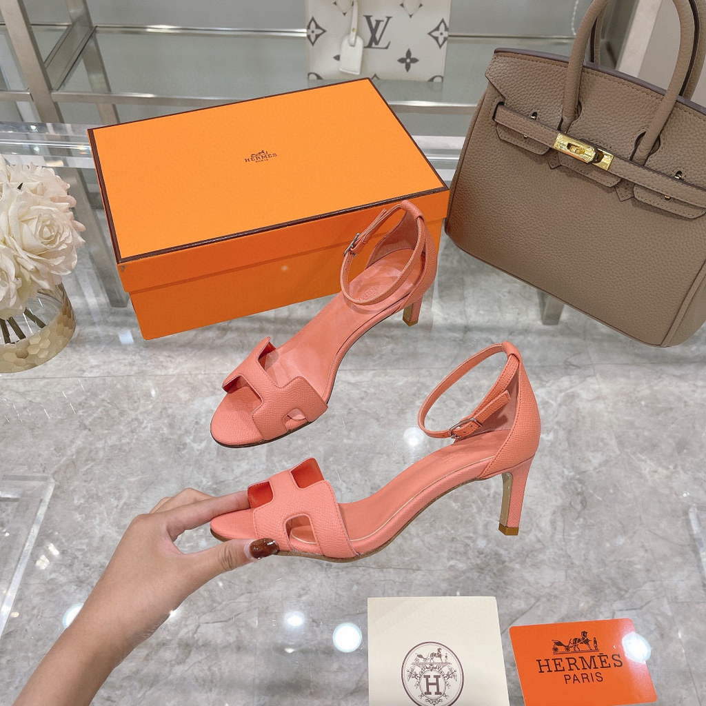 Hermes H221160 Cocktail Sandal Hermes Elbe Pumps Shoes Heel High 70mm h70056 - 35 - View 1
