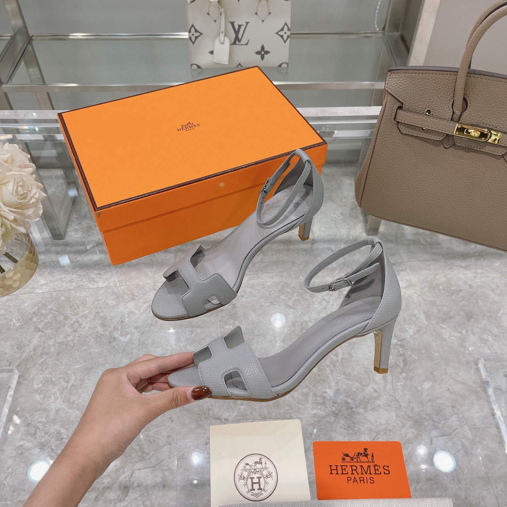 Hermes H221160 Cocktail Sandal Hermes Elbe Pumps Shoes Heel High 70mm h70057 - 35 - View 1