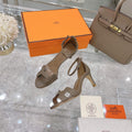 Hermes H221160 Cocktail Sandal Hermes Elbe Pumps Shoes Heel High 70mm h70059 - 35 - View 1