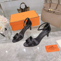 Hermes H221160 Cocktail Sandal Hermes Elbe Pumps Shoes Heel High 70mm h70061 - 35 - View 1