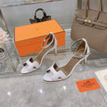 Hermes H221160 Cocktail Sandal Hermes Elbe Pumps Shoes Heel High 70mm h70063