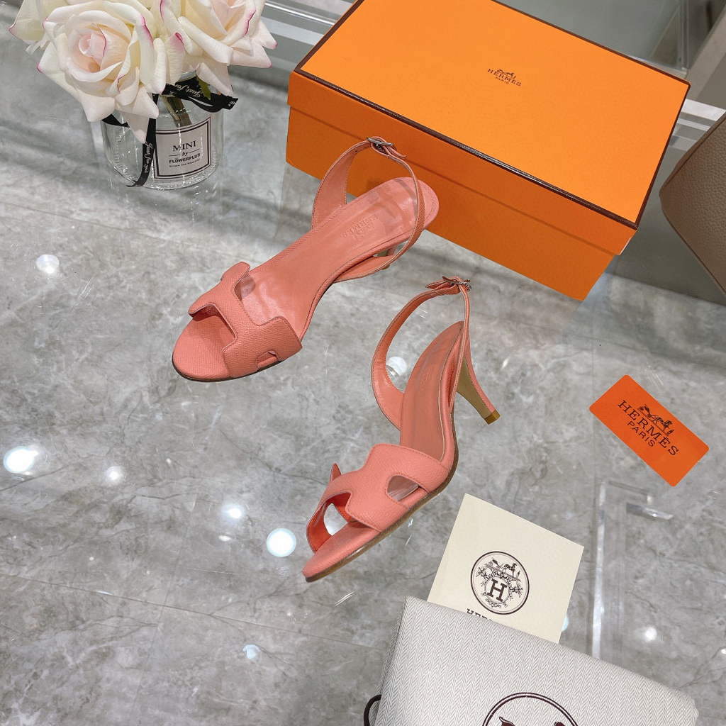 Hermes H221160 Cocktail Sandal Hermes Elbe Pumps Shoes Heel High 70mm h70068 - 35 - View 1