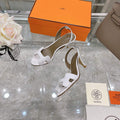 Hermes H221160 Cocktail Sandal Hermes Elbe Pumps Shoes Heel High 70mm h70072 - 35 - View 1