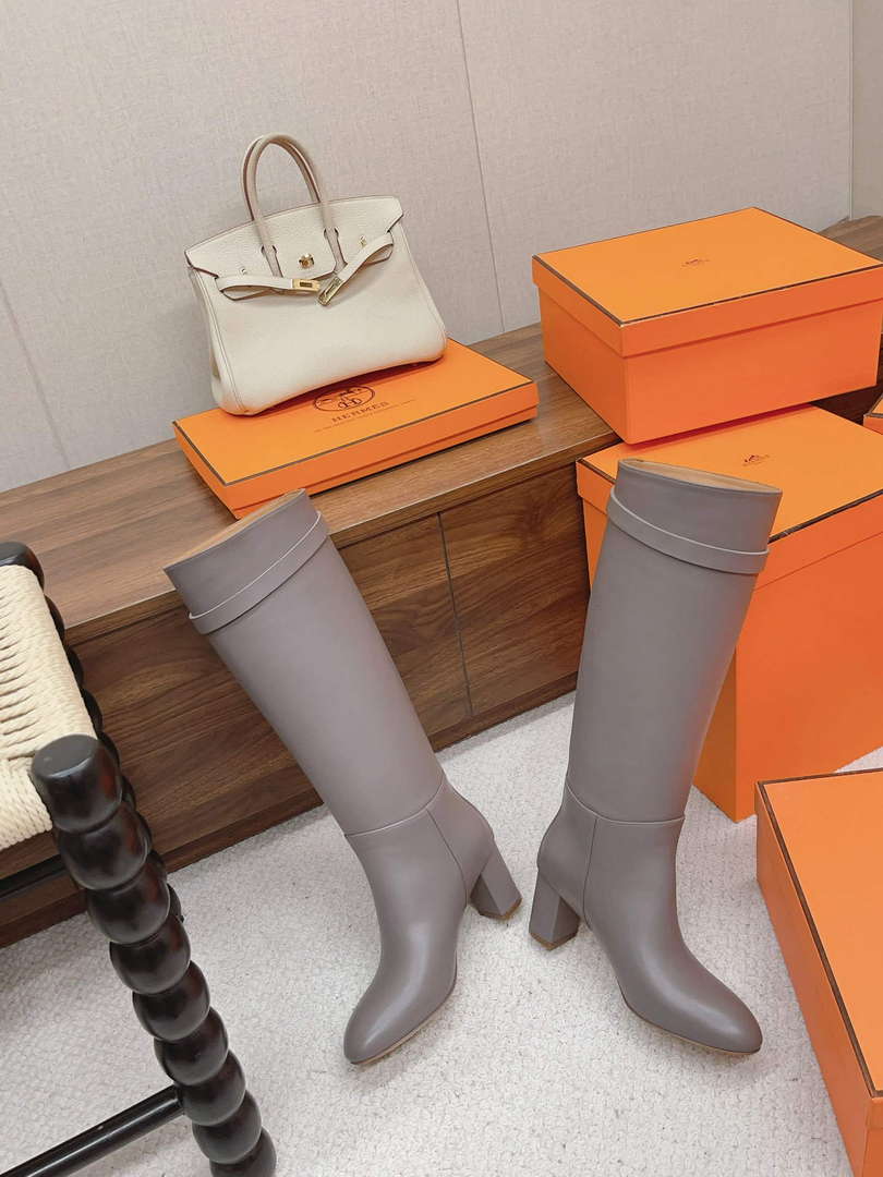 Hermes H222070Z Women's Shoes High Boot H66293