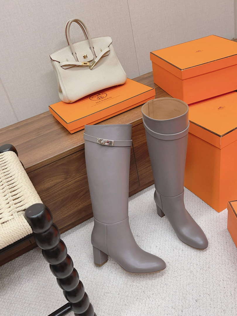 Hermes H222070Z Women's Shoes High Boot H66293