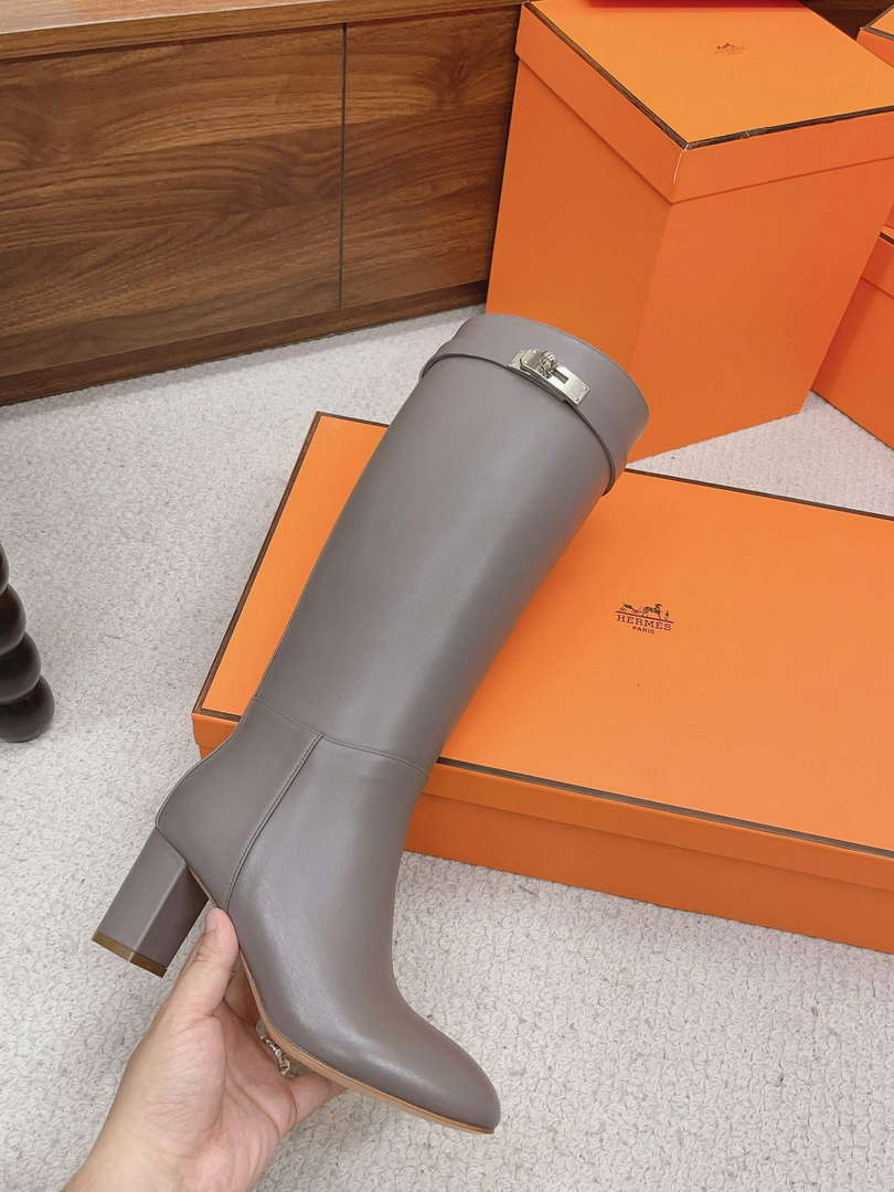 Hermes H222070Z Women's Shoes High Boot H66293