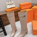 Hermes H222070Z Women's Shoes High Boot H66294 - 35 - View 1
