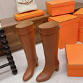 Hermes H222070Z Women's Shoes High Boot H66295 - 35 - View 1