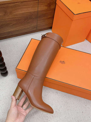 Hermes H222070Z Women's Shoes High Boot H66295 - 35 - View 5