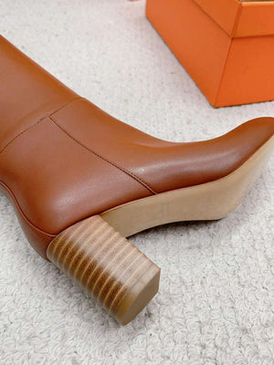 Hermes H222070Z Women's Shoes High Boot H66295 - 35 - View 7