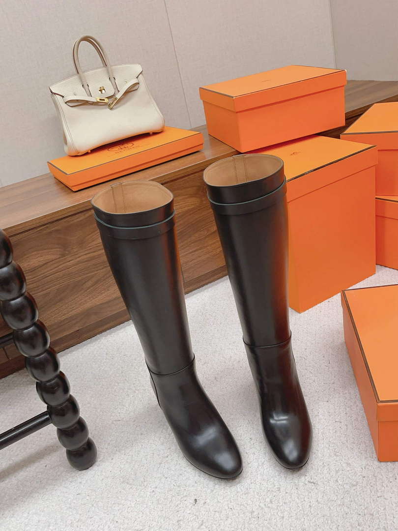 Hermes H222070Z Women's Shoes High Boot H66296