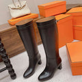 Hermes H222070Z Women's Shoes High Boot H66296 - 35 - View 1