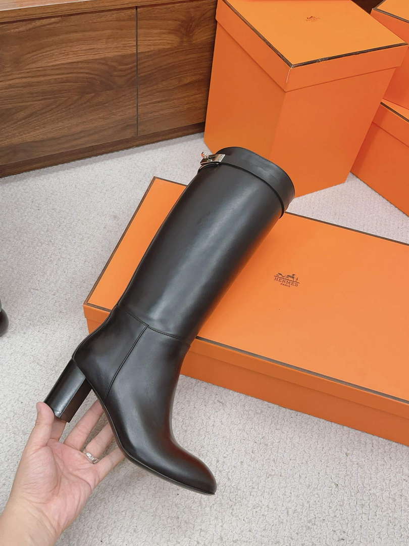 Hermes H222070Z Women's Shoes High Boot H66296