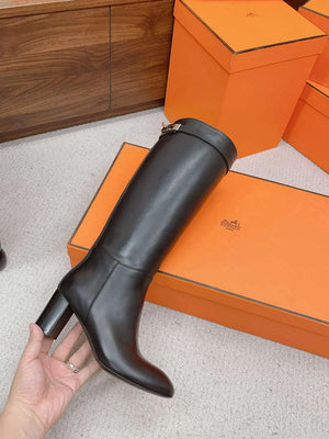Hermes H222070Z Women's Shoes High Boot H66296 - 35 - View 5