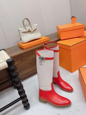 Hermes H222070Z Women's Shoes High Boot H66297 - 35 - View 2