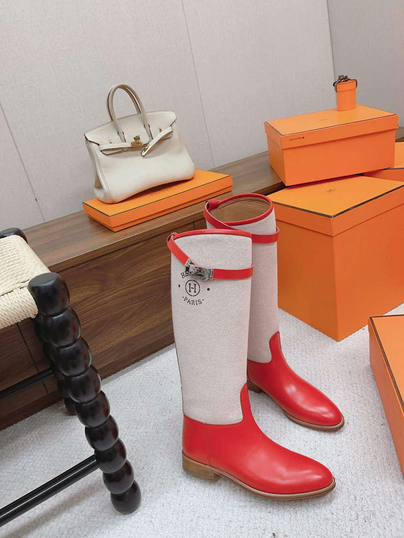 Hermes H222070Z Women's Shoes High Boot H66297
