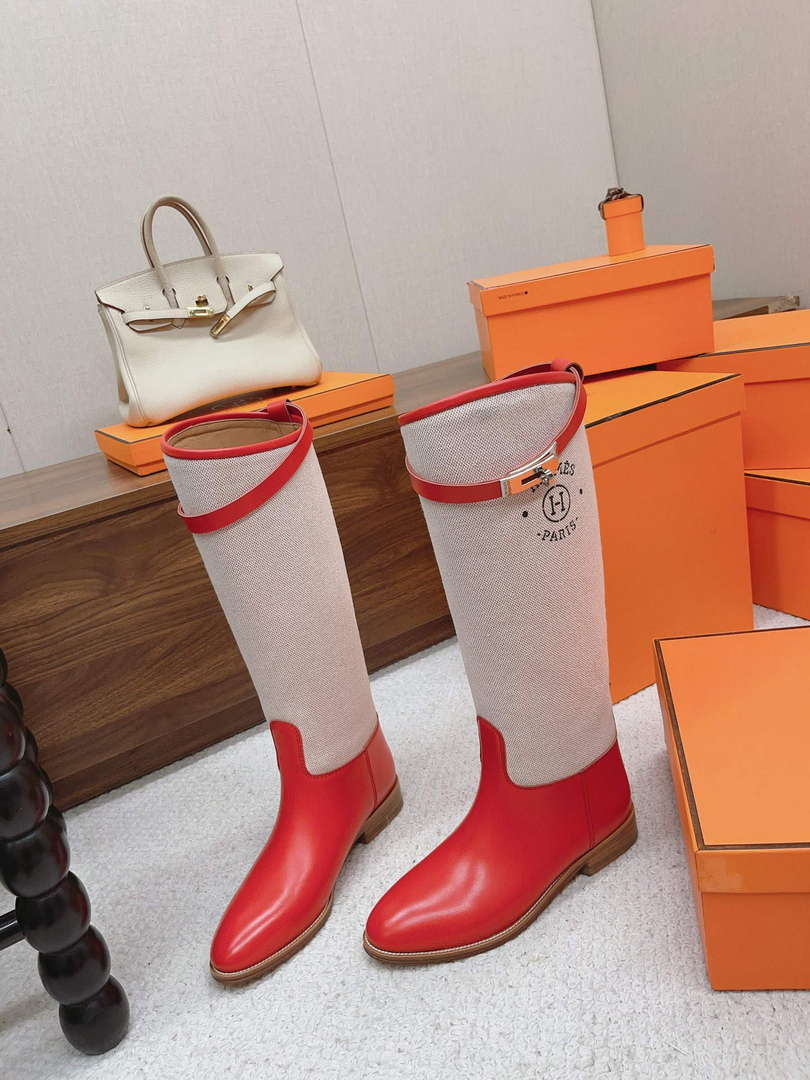 Hermes H222070Z Women's Shoes High Boot H66297