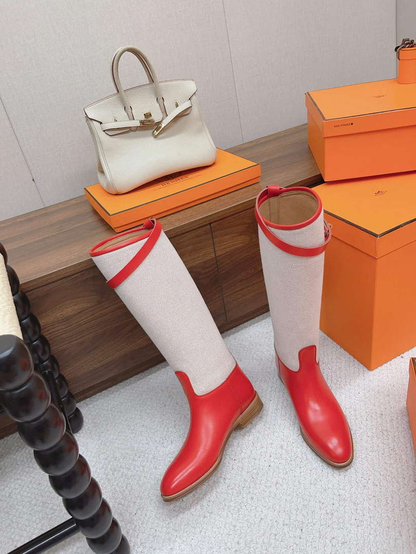 Hermes H222070Z Women's Shoes High Boot H66297
