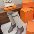 Hermes H222070Z Women's Shoes High Boot H66298 - 35 - View 1