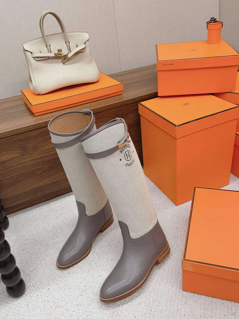 Hermes H222070Z Women's Shoes High Boot H66298